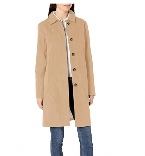 Amazon Essentials Women’s Water-Resistant Collar Coat