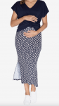 Angel Maternity Fitted Maxi Maternity Skirt
