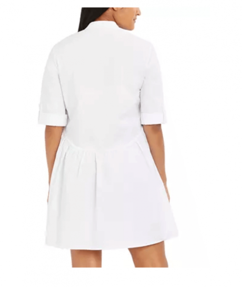 Ripe Cotton Button-Front Maternity Dress