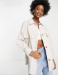 ASOS DESIGN Washed Oversized Shacket