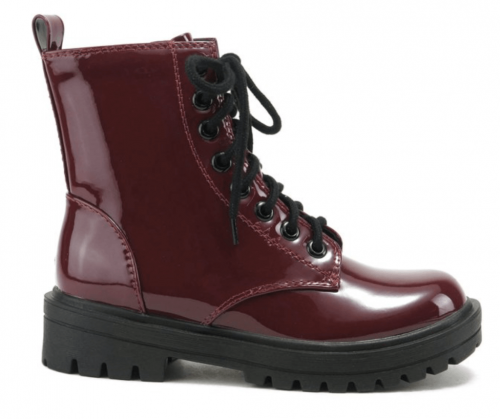 Soda Combat Lace Up Ankle Boot