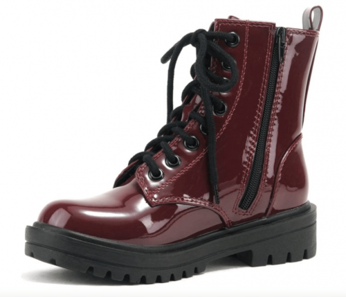 Soda Combat Lace Up Ankle Boot