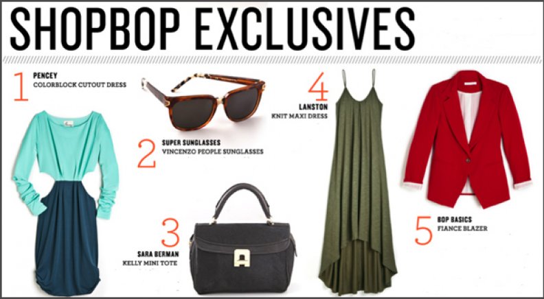 In The Spotlight: Shopbop Exclusives