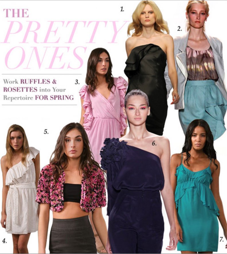 Celebrity Spring Style! Ruffles + Rosettes Romance the Runway