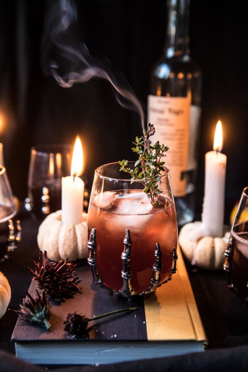 Sip Like a Celebrity On Halloween With the Deathly Hallows Cocktail