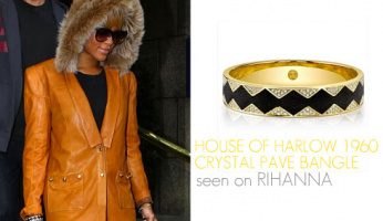 A Must Have! The House of Harlow 1960 Crystal Pave Bangle