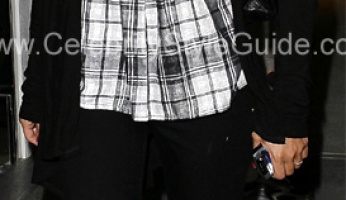 FOUND! Jessica Alba's Black And White Plaid Blouse!