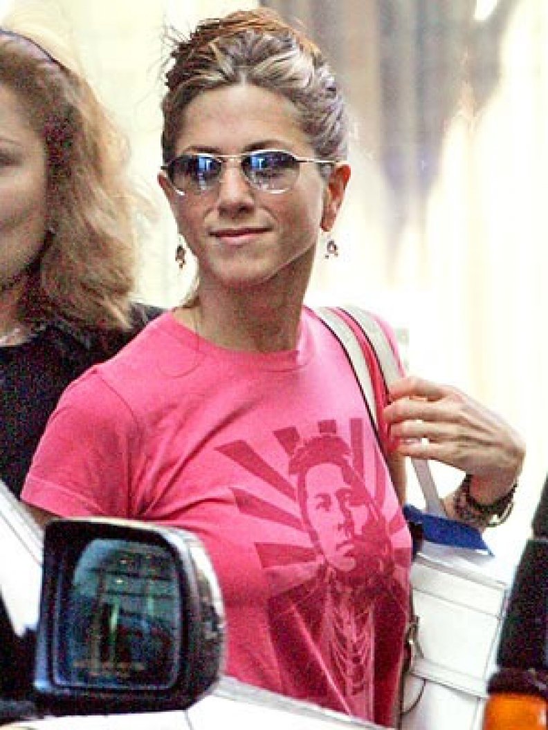 WIN IT! Jennifer Aniston, Carmen Electra and Tori Spelling's Worn Free T-Shirt!