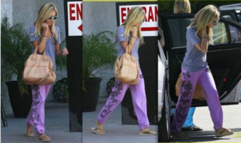 Ashley Tisdale Style! Go Vintage with Lauren Moshi Vintage Butterfly Sweatpants!
