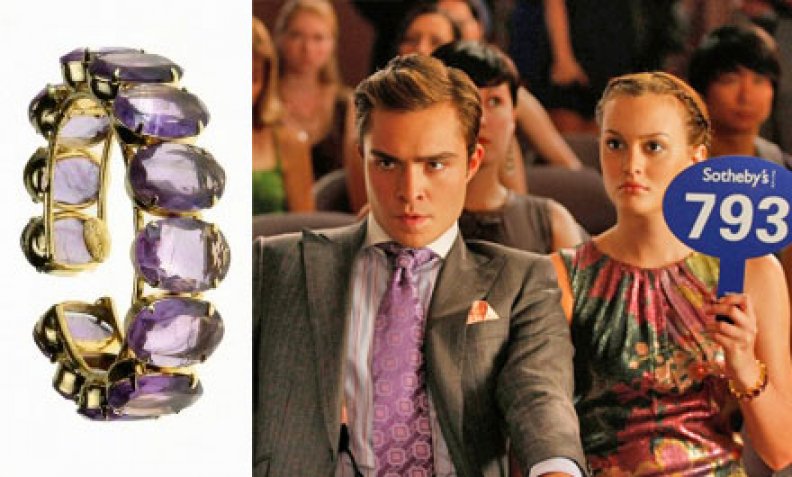 Gossip Girl Style! Found: Blair’s Bounkit Amethyst Cuff from “The Lost Boy” episode!