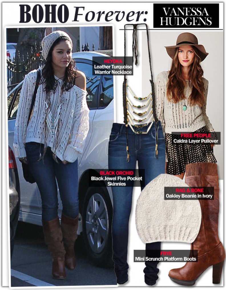 Boho Forever: Vanessa Hudgens