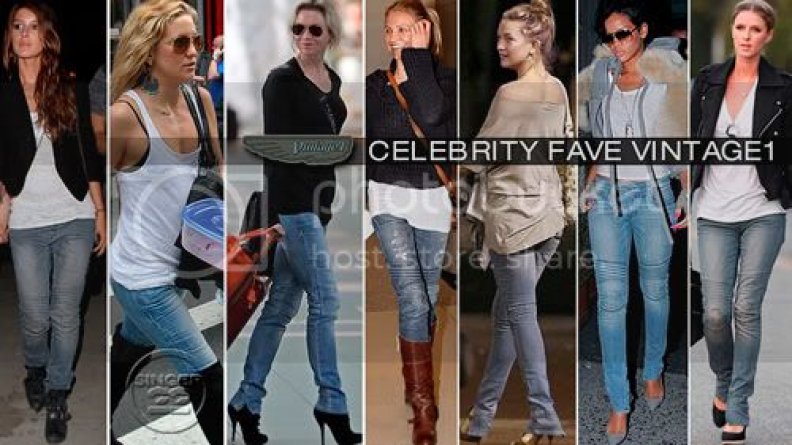 Celebrity Obsession: Vintage1 Moto Skinnies