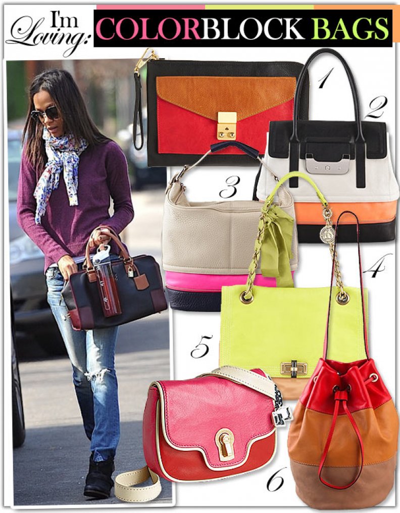 I’m Loving: Colorblock Bags