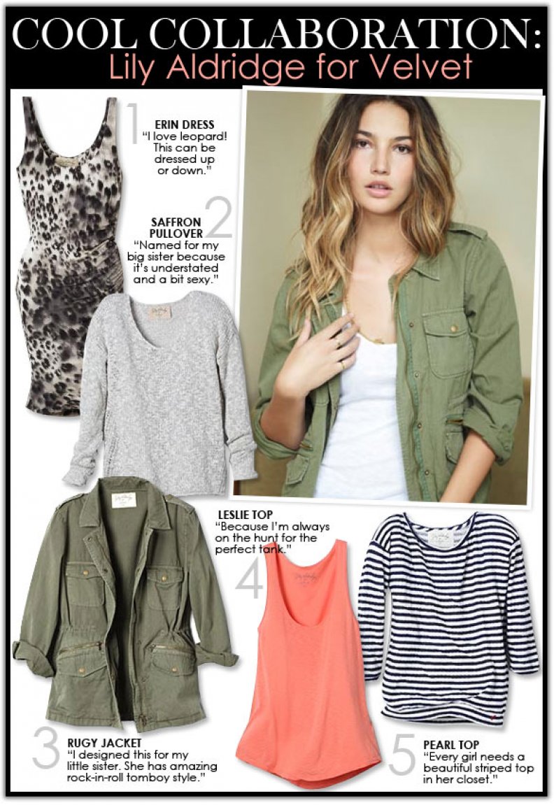 Cool Collaboration: Lily Aldridge for Velvet