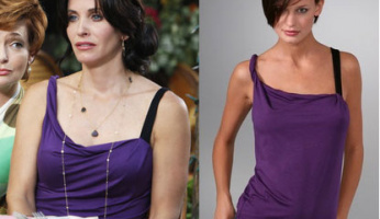 You asked for it! Please ID Jules' Purple Top on Cougar Town!