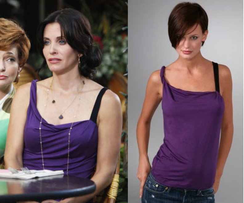 You asked for it! Please ID Jules' Purple Top on Cougar Town!