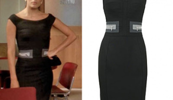 Desperate Housewives Style! Please ID Gabrielle’s Belted Sheath Dress from Ep. 606 