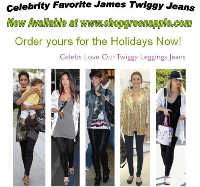 Celebrity Favorite James Twiggy Jeans at GreenApple.com!