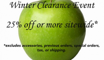 GreenApple.com Winter Clearance 25% or More Off Sitewide!