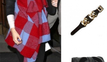 You Asked For It .....Please ID Gwen Stefani's Shoes, Clutch and Bracelet!