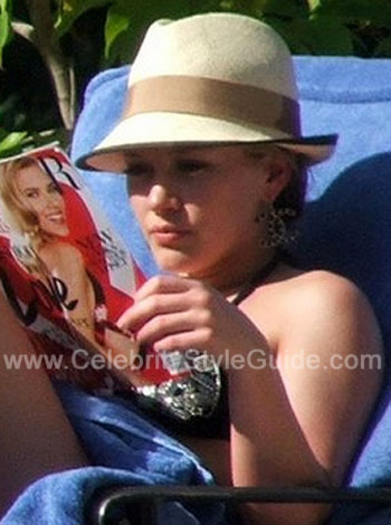 Hat Attack Fedora, as seen on Hilary Duff!