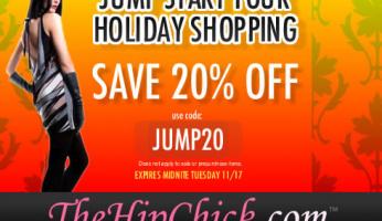 Jump Start YOur Holiday Shopping at TheHipChick.com!