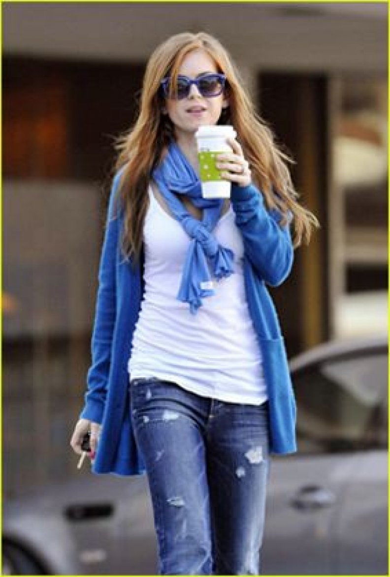 *Isla Fisher in Skin and Threads*