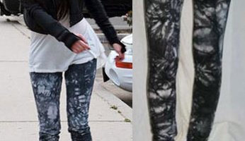 Kim Kardashian Style! Jet by John Eshaya Black Crystal Jeans!