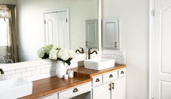 Key Pieces To A Stylish (and Serene) Master Bathroom