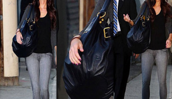 Megan Fox Style! Linea Pelle Lola Large Tote!