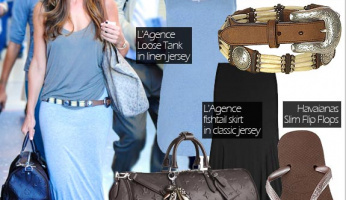 What She Wore: Minka Kelly in L'Agence