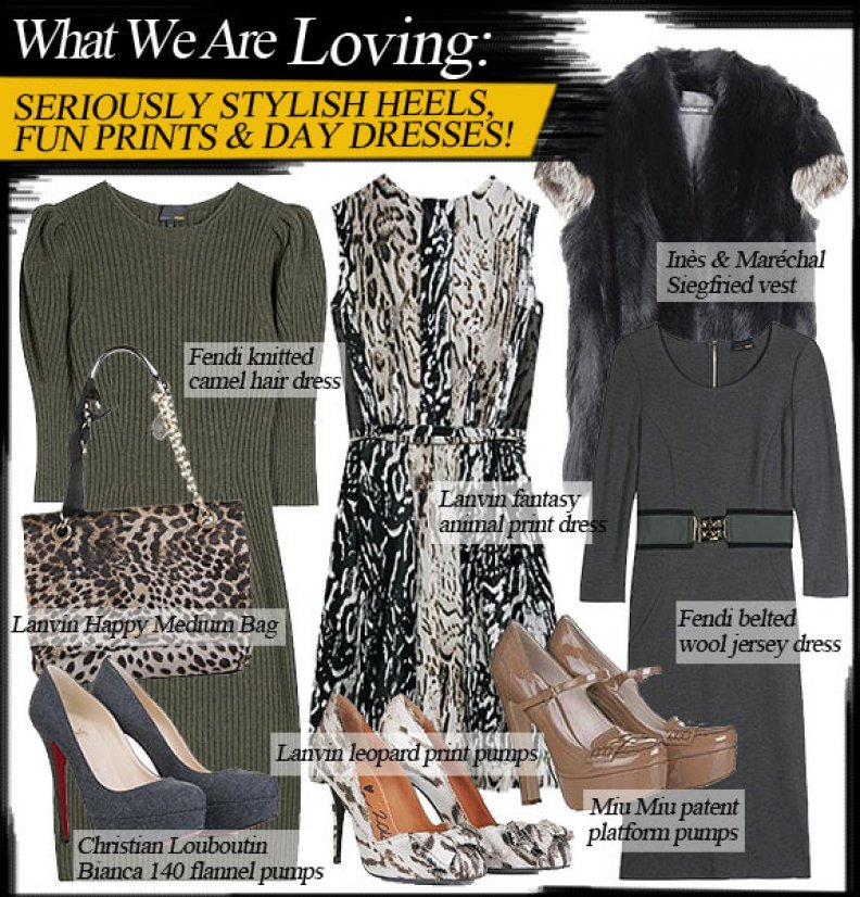 Planning Ahead: Fall offers up some seriously stylish heels, furs, and day dresses!