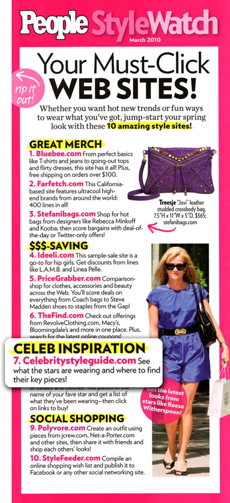 People Magazine Loves Celebrity Style Guide!