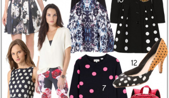 Perfect Pairing: Florals and Polka Dots