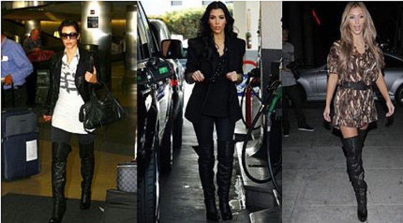 Kim Kardashian Style! Report Signature Boots!