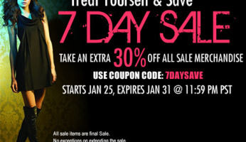 1 Day Left -Take An Extra 30% off All Sale Items At ShopRobertson.com!