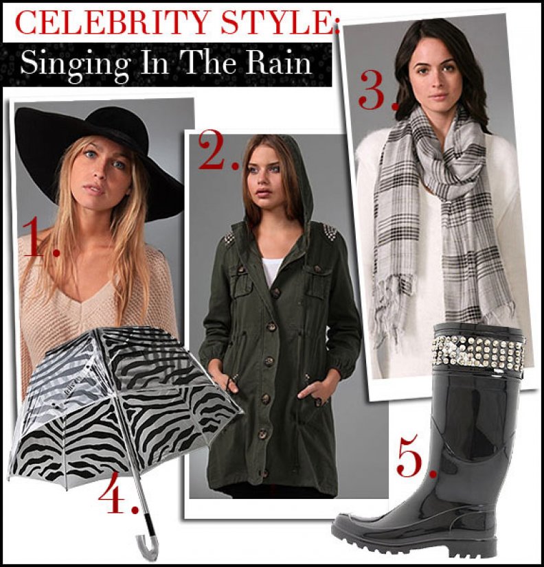 Celebrity Style: Singing In The Rain