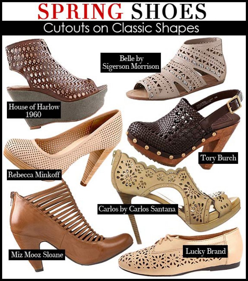 Spring Shoes: Cutouts on Classic Shapes