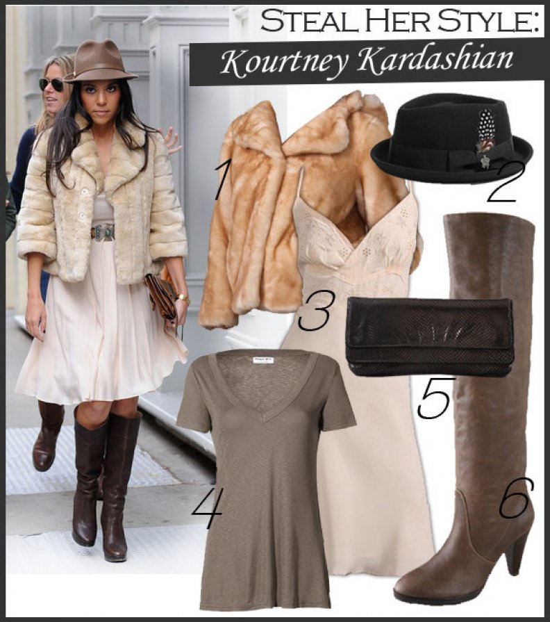 Steal Her Style: Kourtney Kardashian