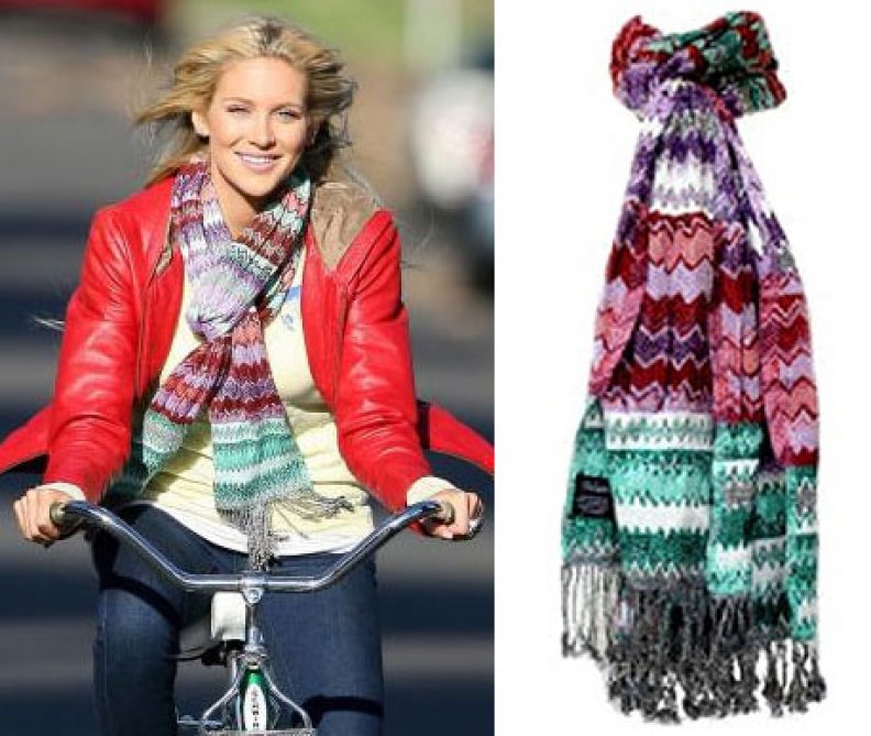 Stephanie Pratt Style! Tolani’s Zig Zag Scarf!