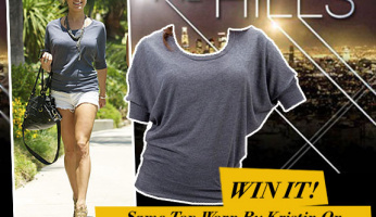 WIN IT! Same Top Worn By Kristin On Tonight's Season Finale Of The Hills!