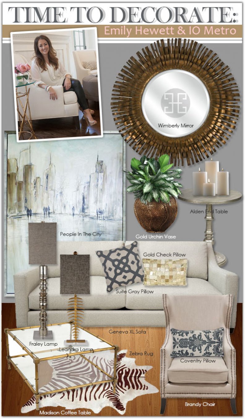Time To Decorate: Emily Hewett & I.O. Metro
