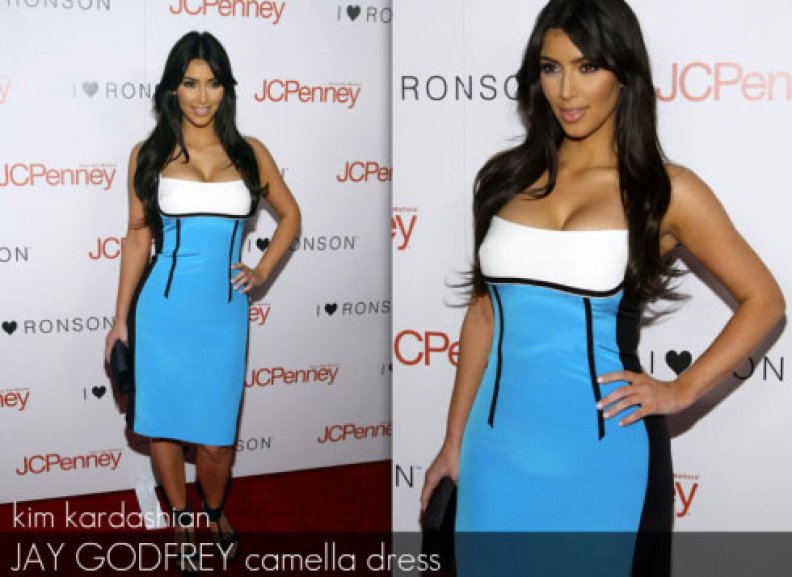 Kim Loves The Jay Godfrey Carmella Dress in Turquoise!