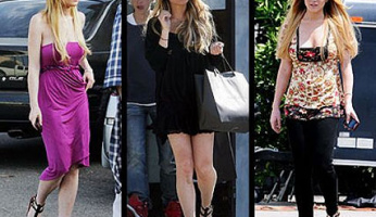 Lindsay Lohan Loves Matt Bernson KM Gladiator Sandals!