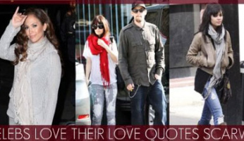 Love Quotes Scarves