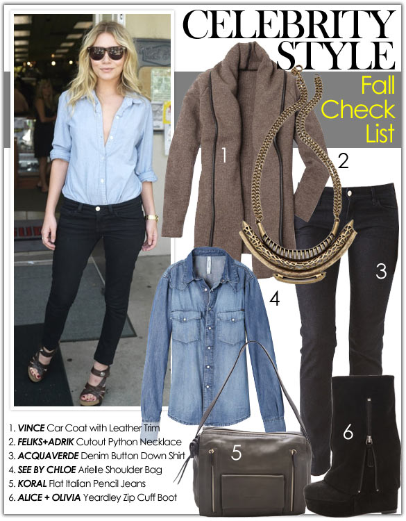 Celebrity Style Fall Check List - Celebrity Style Guide