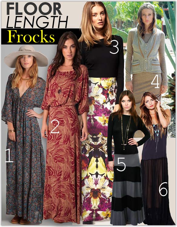 Celebrities Wearing Maxi Dresses Long Skirts