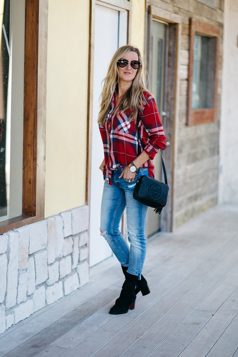 heather-celebrity-style-red-plaid